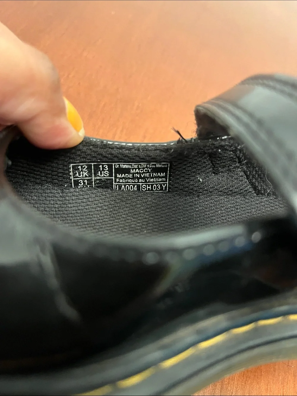 Dr Martens Maccy Mary Jane Shoes with Velcro Strap